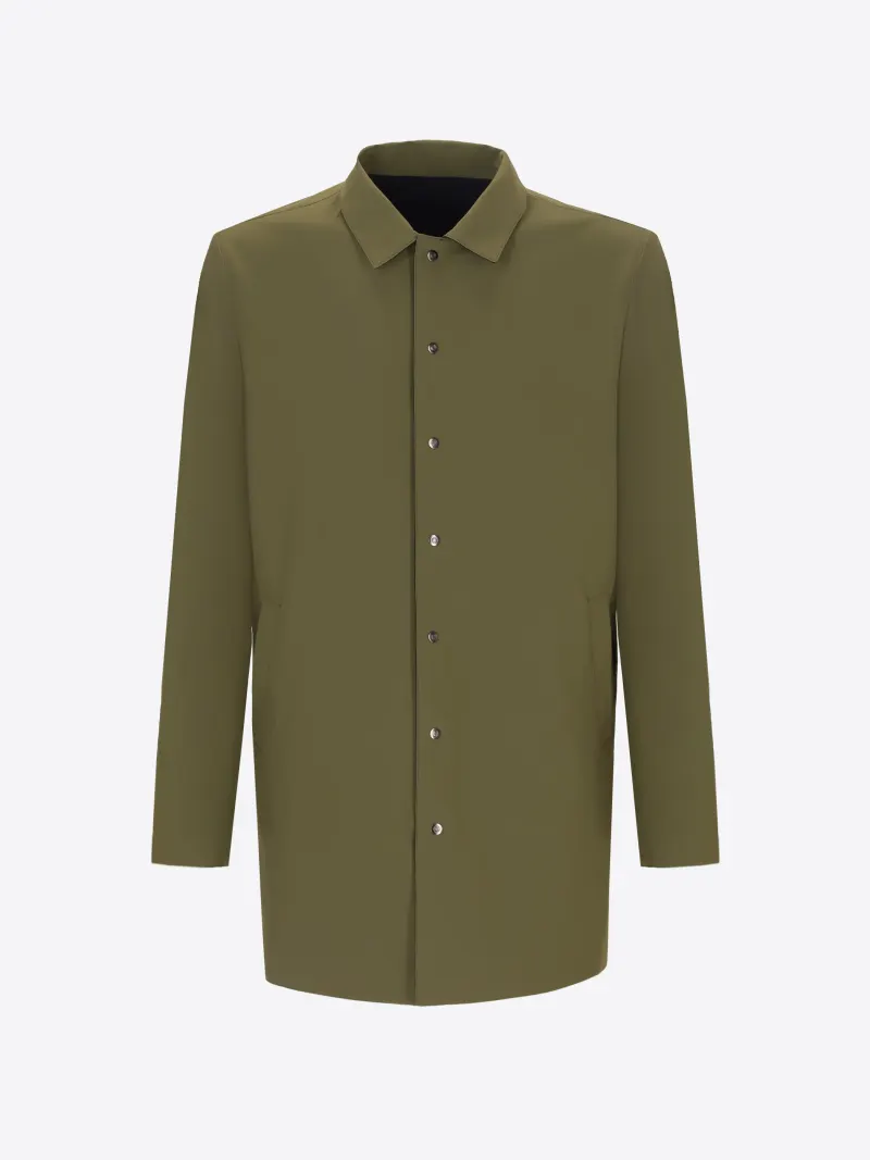 TRENCH DOUBLE FACE REV-ACTIVE en Blue/Muschio